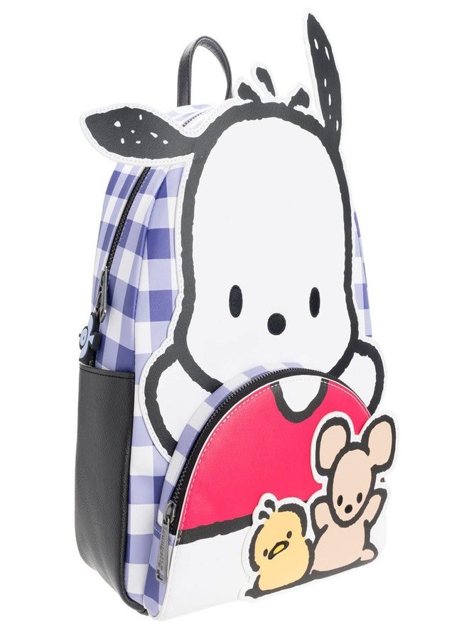 لاونج فلاي حقيبة ظهر صغيرة منقوشة من Loungefly SANRIO Pochacco Cosplay - حصريًا لدى Entertainment Earth - Image 3